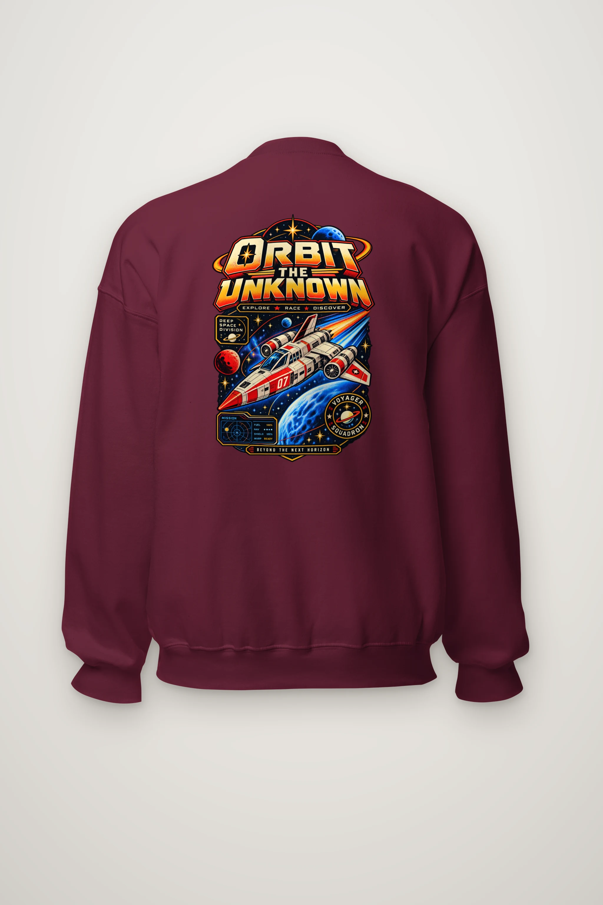 "Orbit The Unknown" Heavy Blend Unisex Crewneck Sweatshirt