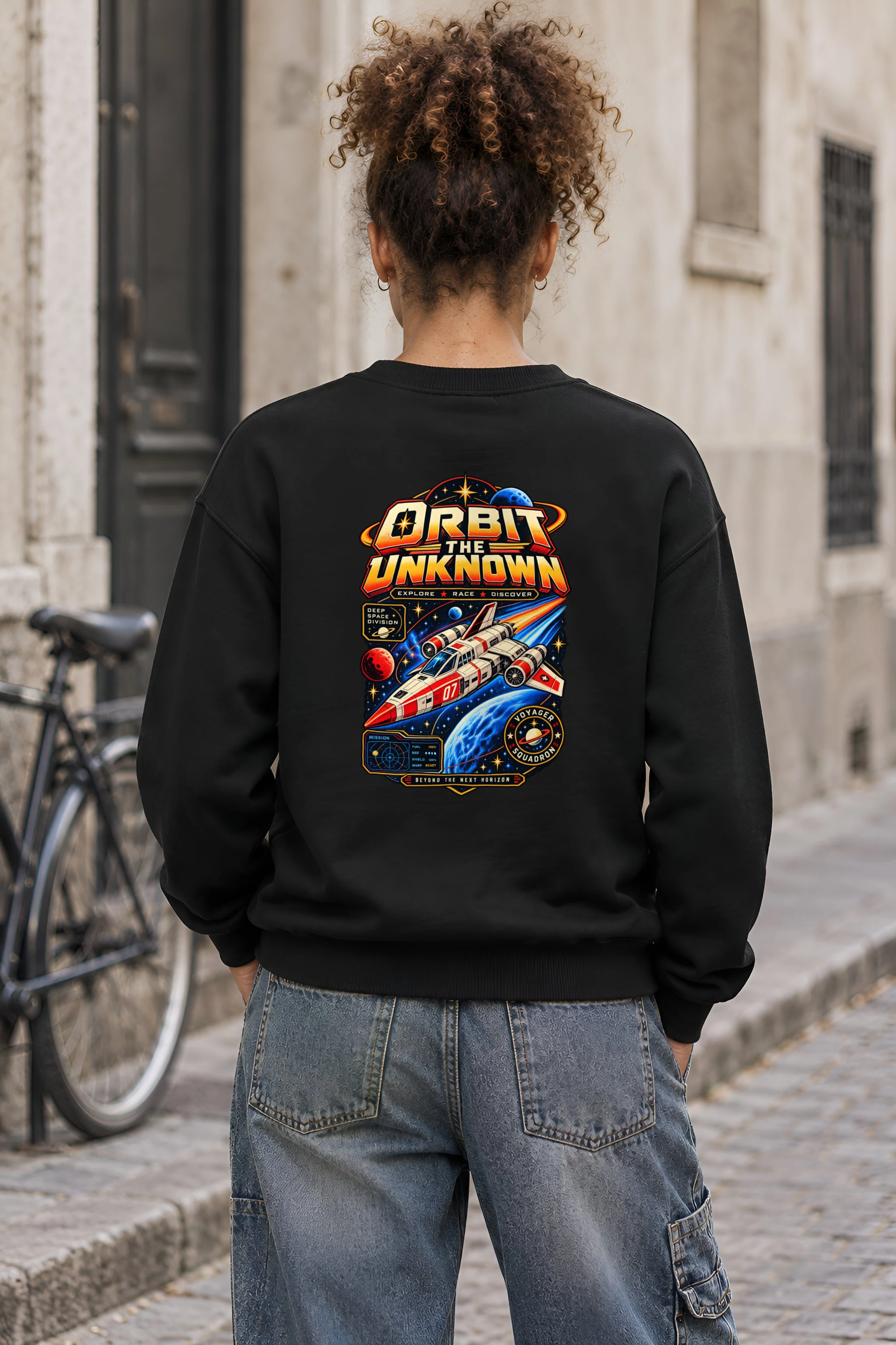 "Orbit The Unknown" 1 Crewneck Sweatshirt