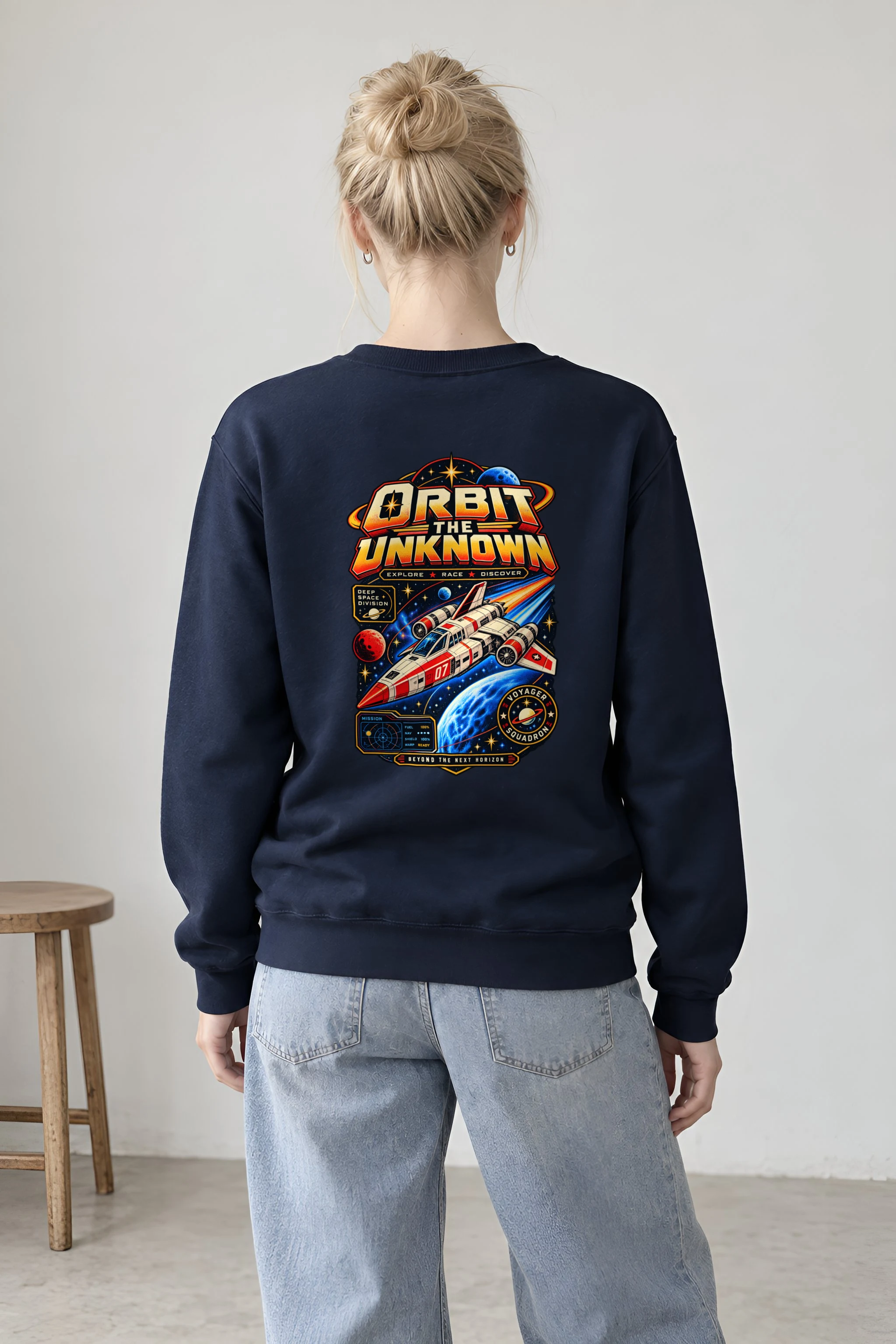 "Orbit The Unknown" 1 Crewneck Sweatshirt