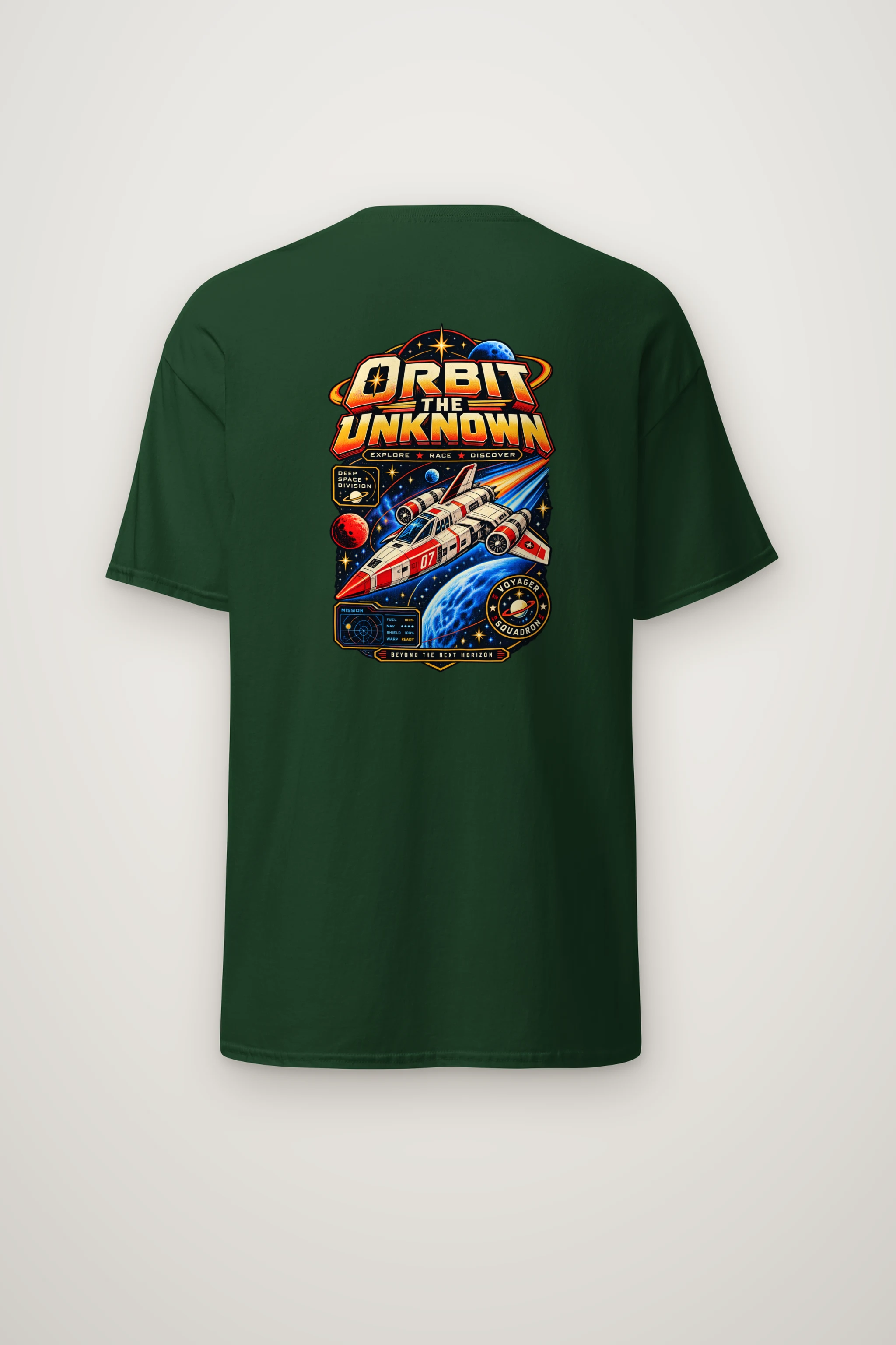 "Orbit The Unknown" Heavyweight Unisex Crewneck T-shirt