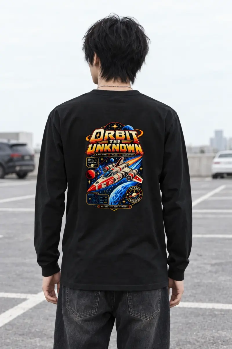 "Orbit The Unknown" Unisex Longsleeve T-shirt
