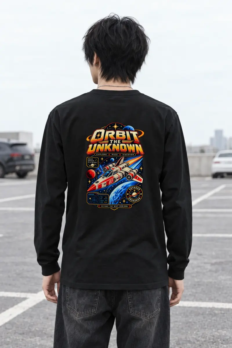 "Orbit The Unknown" Unisex Longsleeve T-shirt