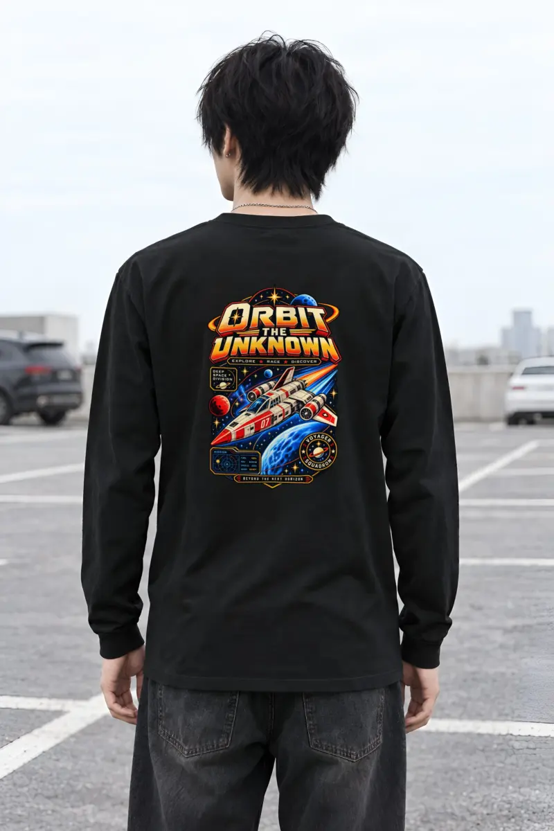 "Orbit The Unknown" Unisex Longsleeve T-shirt