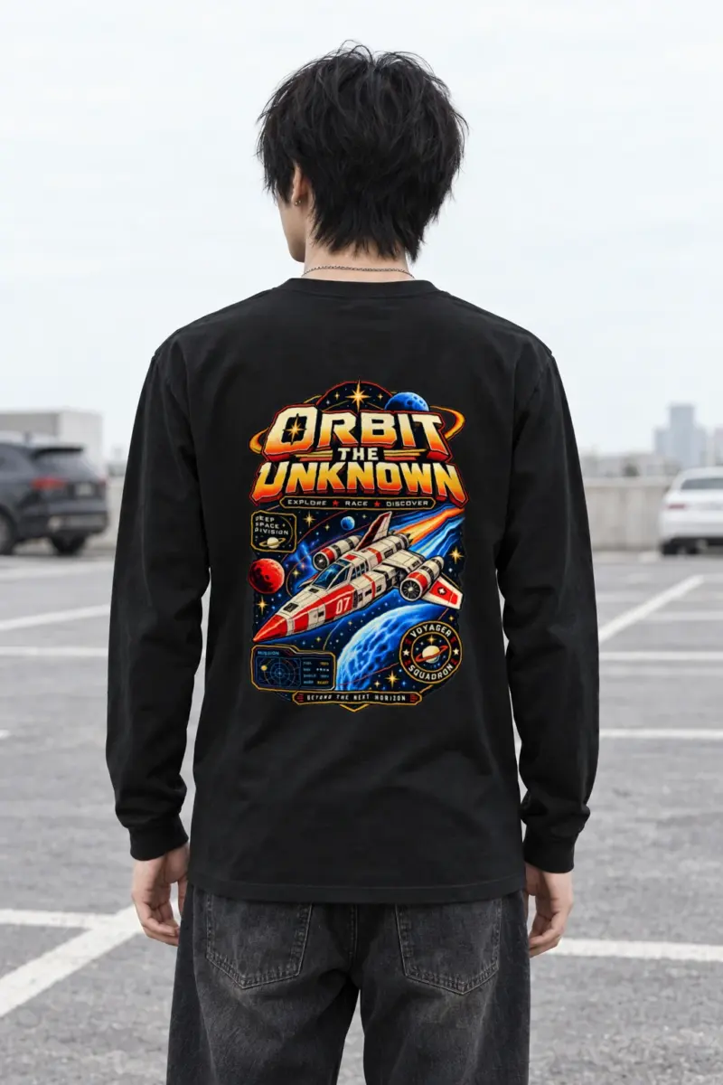 "Orbit The Unknown" Unisex Longsleeve T-shirt