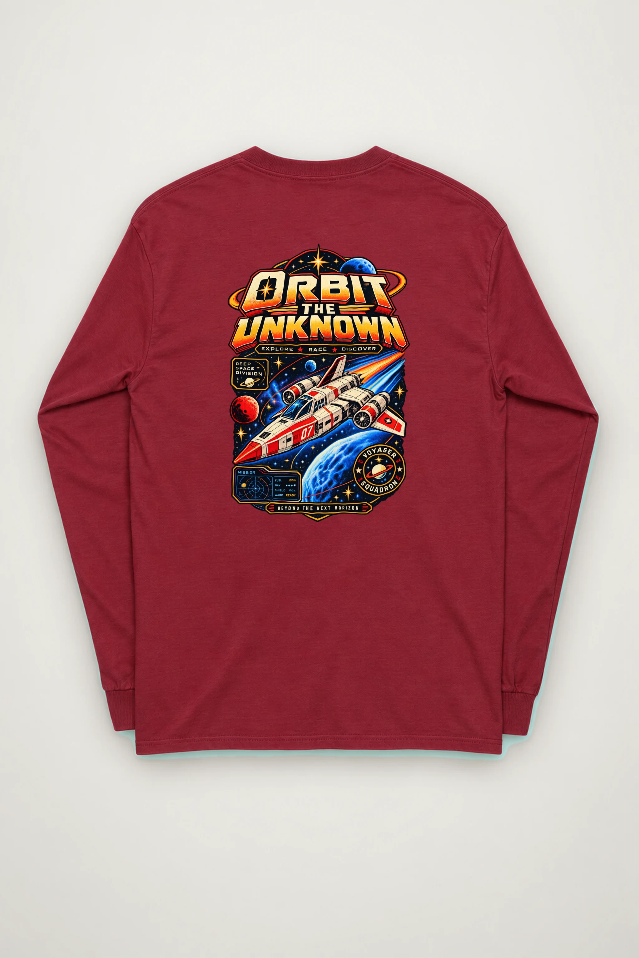 "Orbit The Unknown" Unisex Longsleeve T-shirt