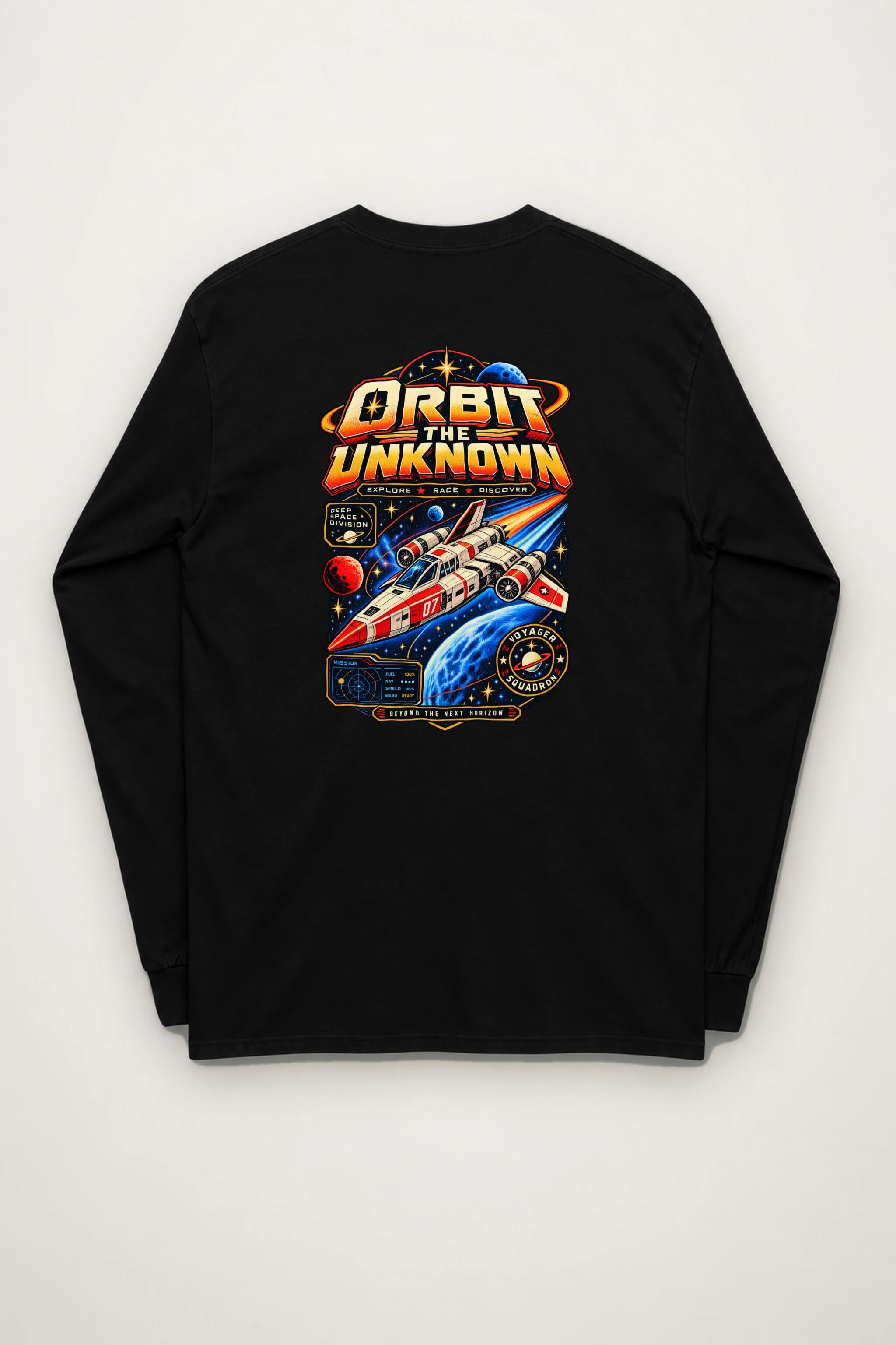 "Orbit The Unknown" Unisex Longsleeve T-shirt
