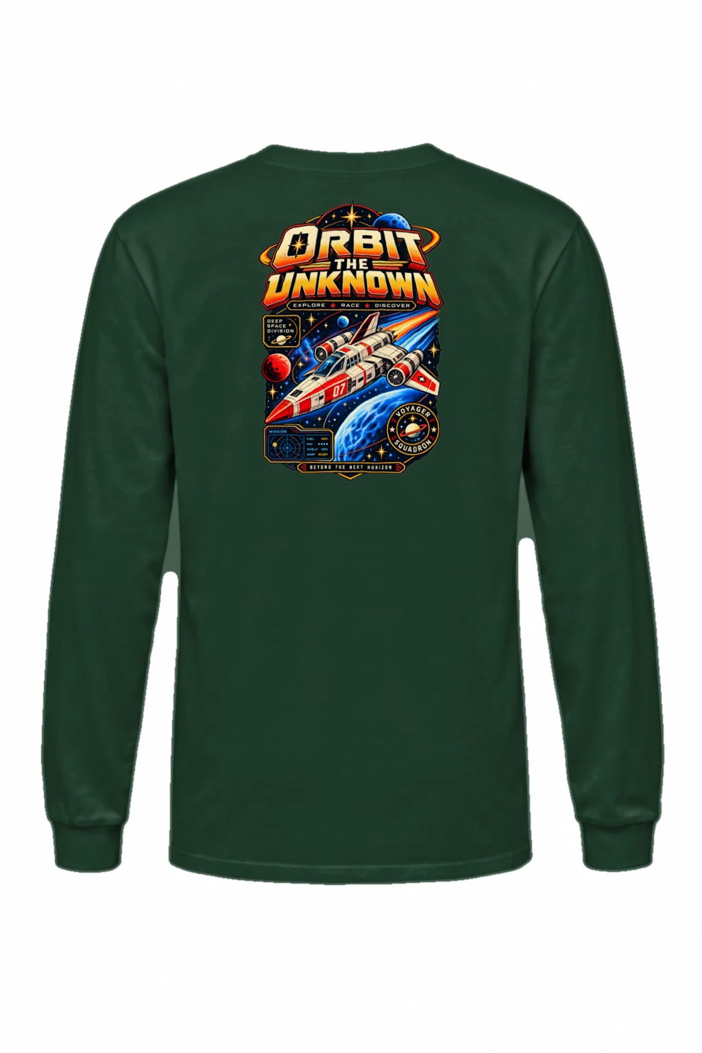 "Orbit The Unknown" Unisex Longsleeve T-shirt | Gildan 2400