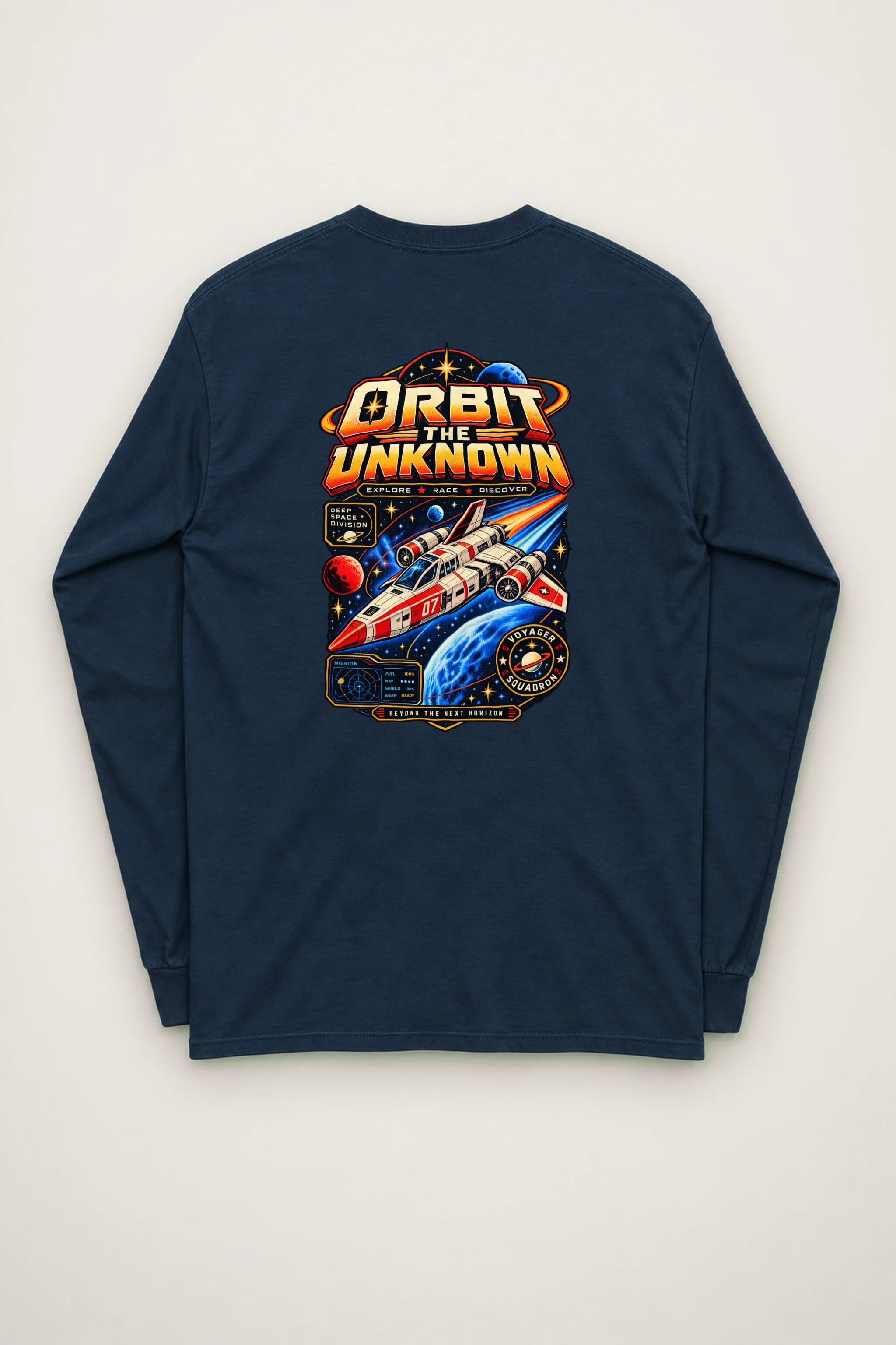 "Orbit The Unknown" Unisex Longsleeve T-shirt