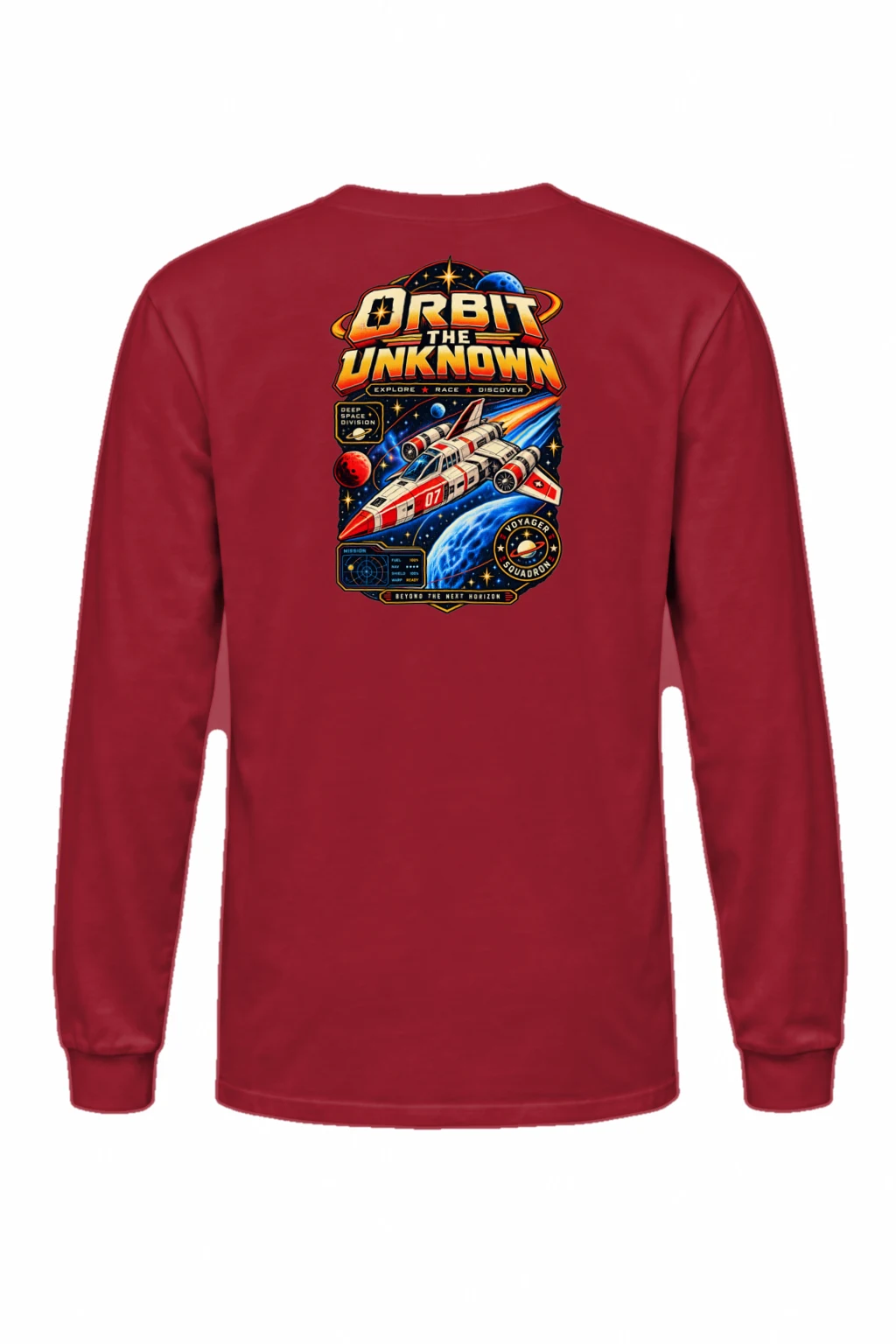 "Orbit The Unknown" Unisex Longsleeve T-shirt | Gildan 2400