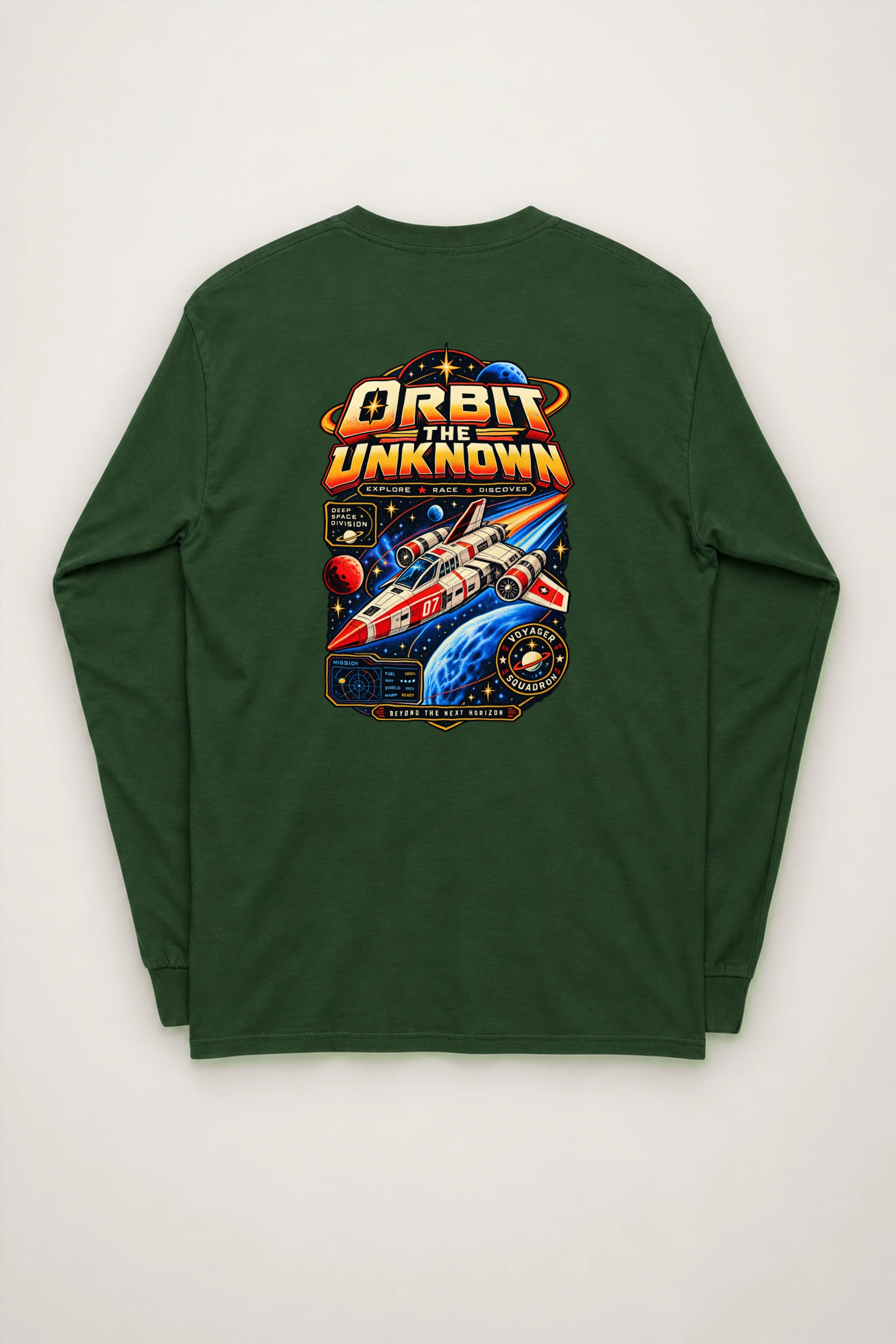 "Orbit The Unknown" Unisex Longsleeve T-shirt