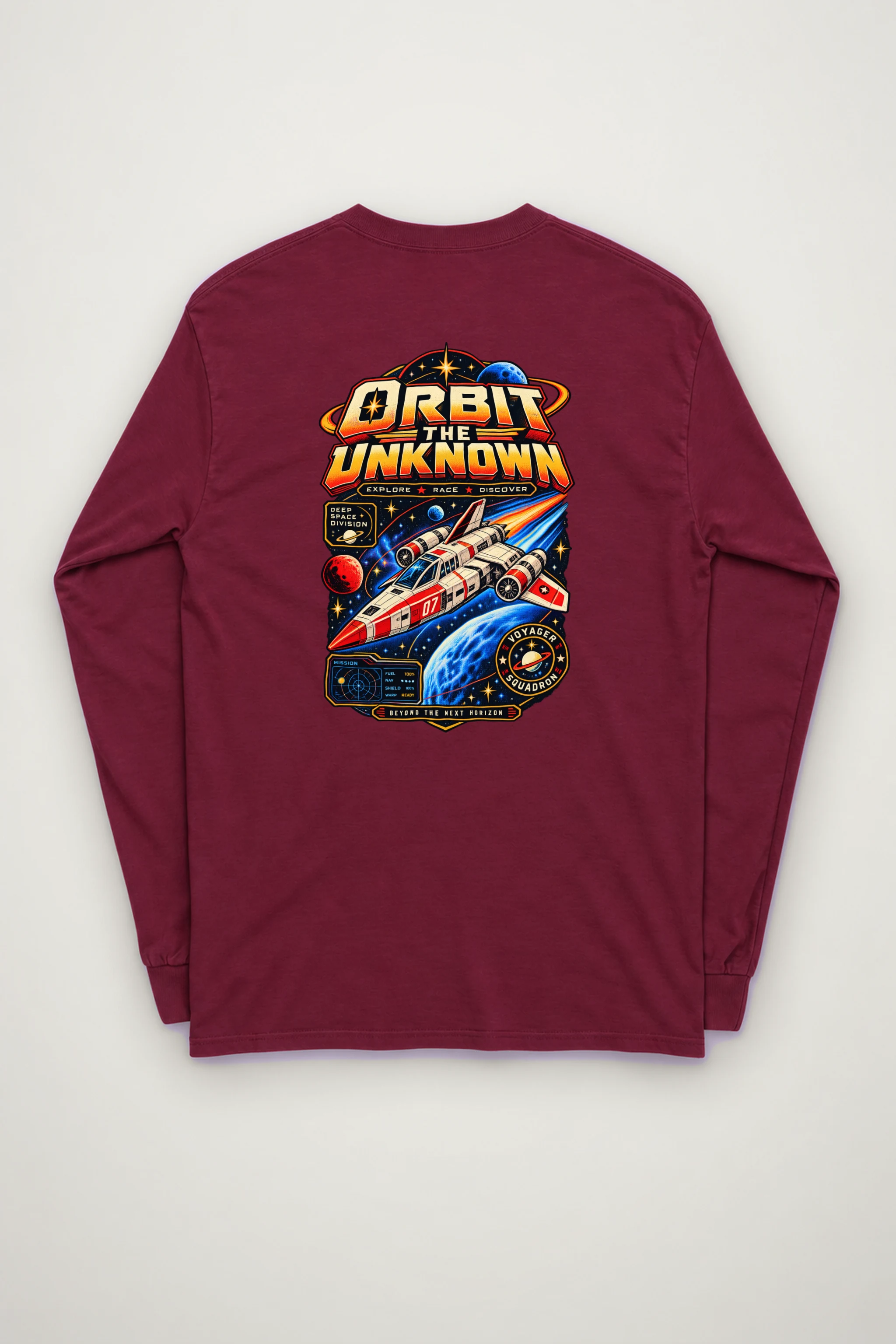"Orbit The Unknown" Unisex Longsleeve T-shirt