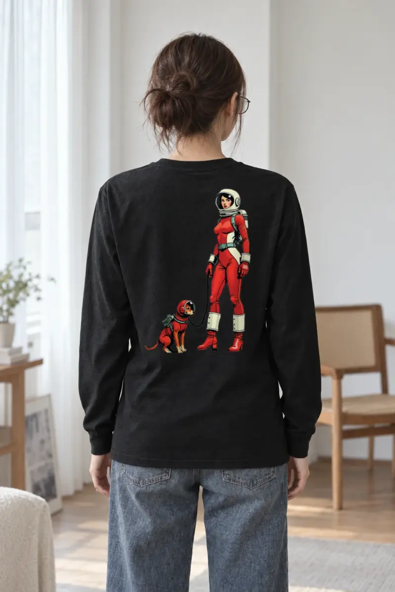 "Orbital Companions" Unisex Longsleeve T-shirt | Gildan 2400