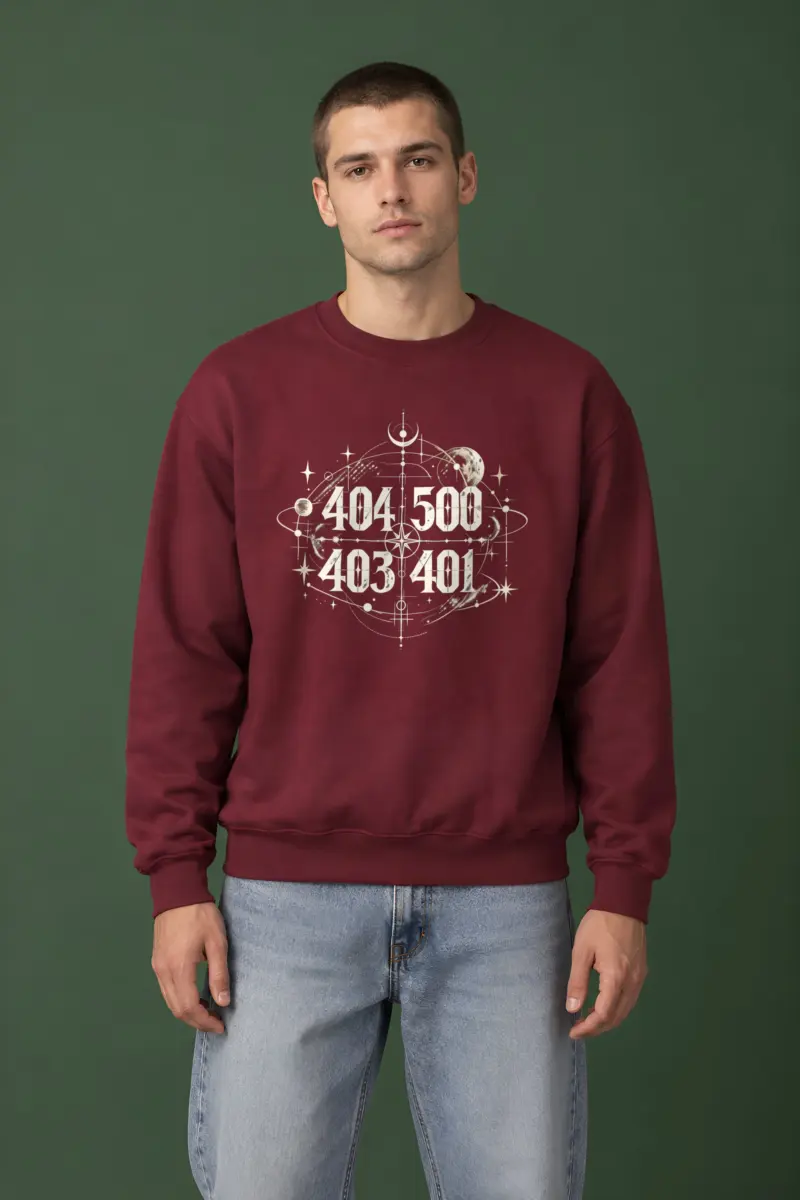 "Orbital Coordinates" Heavy Blend Unisex Crewneck Sweatshirt