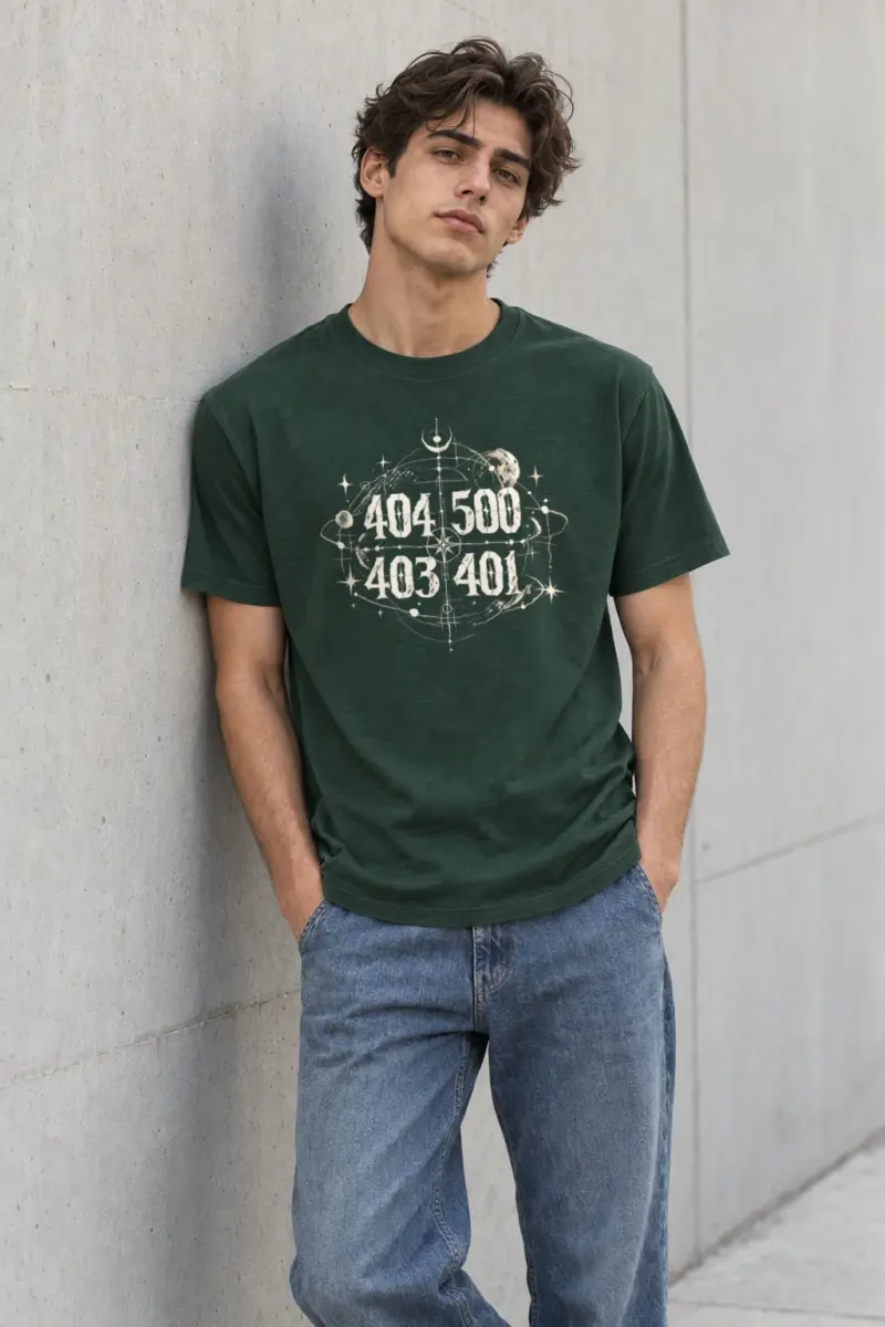 "Orbital Coordinates" Heavyweight Unisex Crewneck T-shirt | Gildan 5000