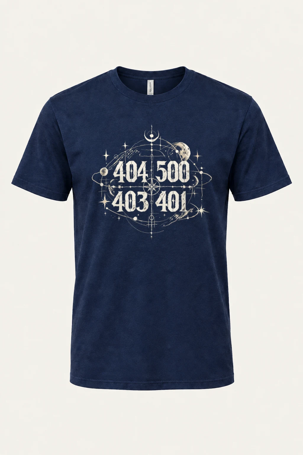 "Orbital Coordinates" Heavyweight Unisex Crewneck T-shirt | Gildan 5000
