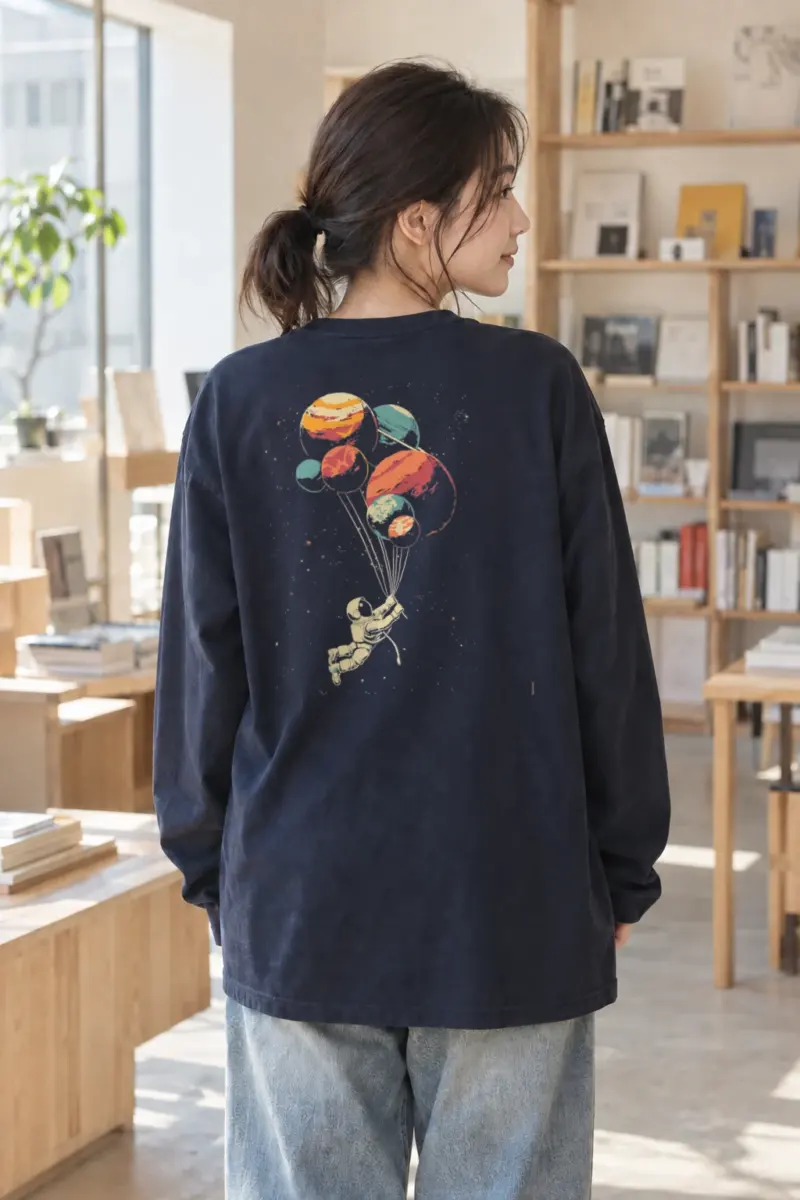 "Orbital Daydream" Unisex Longsleeve T-shirt | Gildan 2400