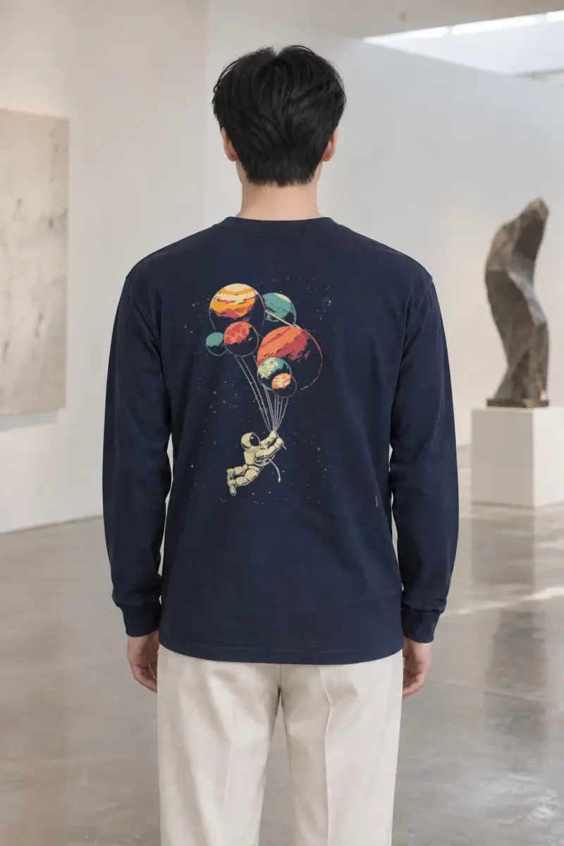 "Orbital Daydream" Unisex Longsleeve T-shirt | Gildan 2400