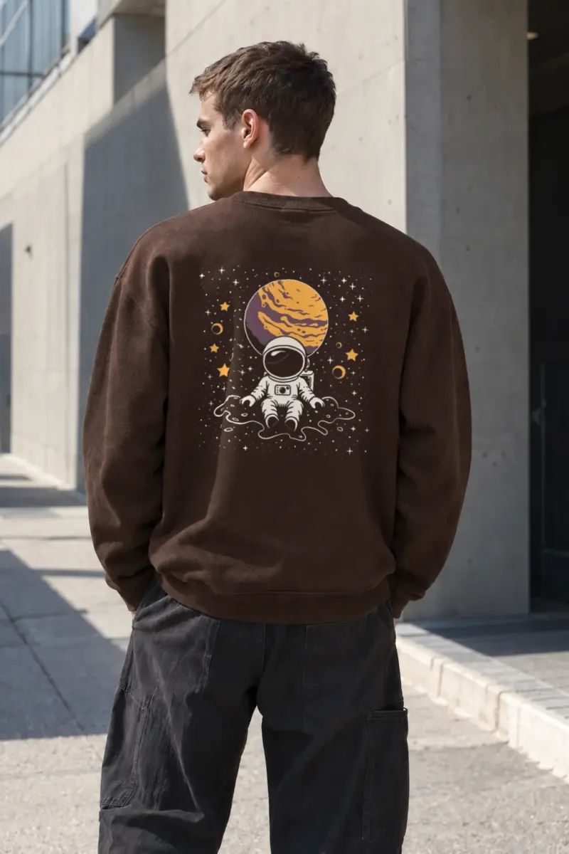 "Orbital Dreamer" Heavy Blend Unisex Crewneck Sweatshirt | Gildan 18000