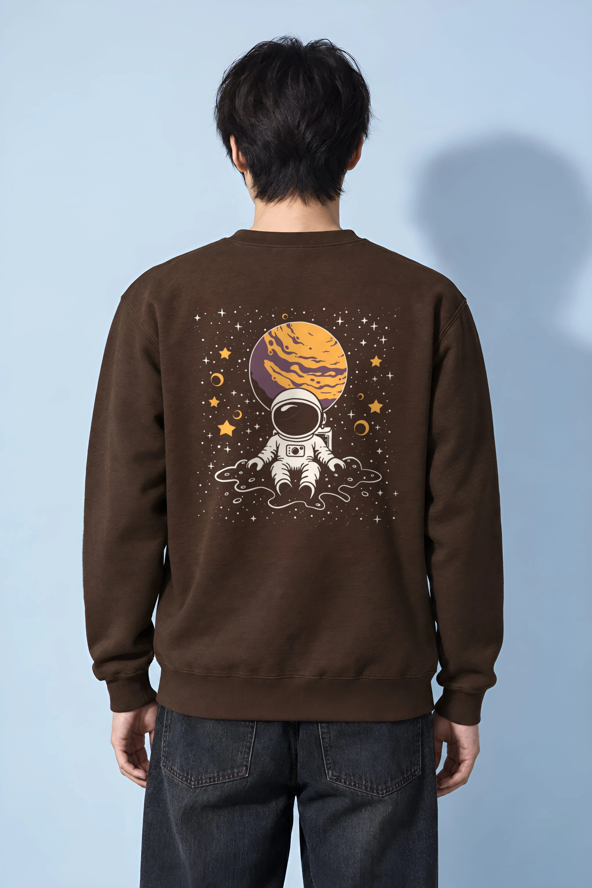 "Orbital Dreamer" Heavy Blend Unisex Crewneck Sweatshirt
