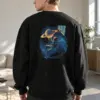 "Orbital Hoops" Heavy Blend Unisex Crewneck Sweatshirt | Gildan 18000