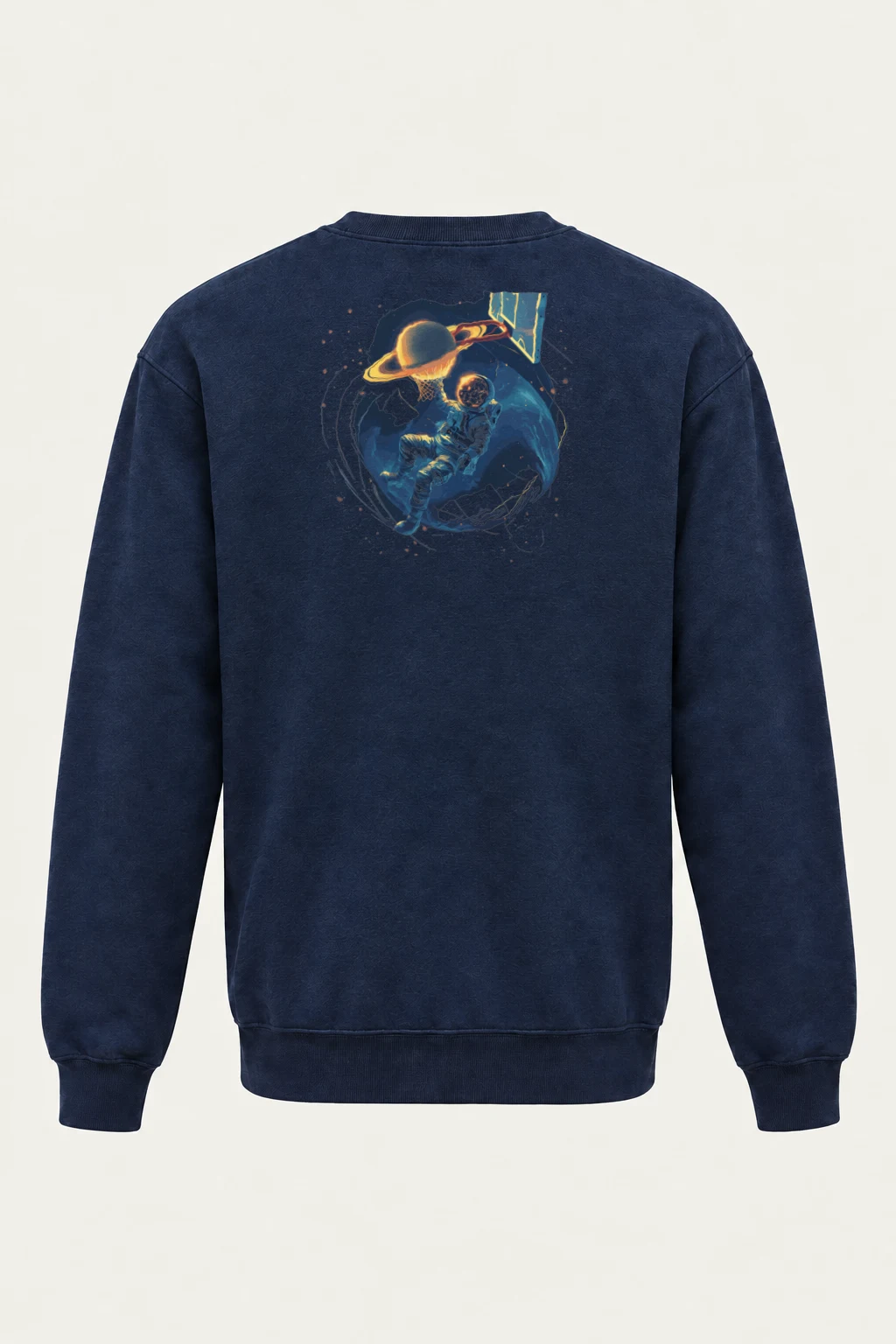 "Orbital Hoops" Heavy Blend Unisex Crewneck Sweatshirt | Gildan 18000