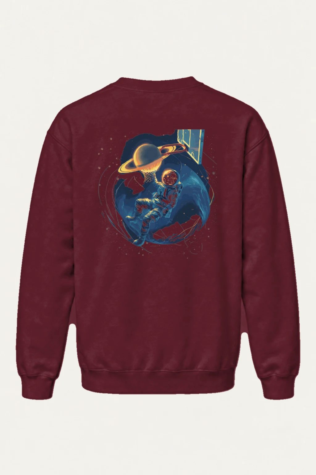 "Orbital Hoops" Heavy Blend Unisex Crewneck Sweatshirt | Gildan 18000