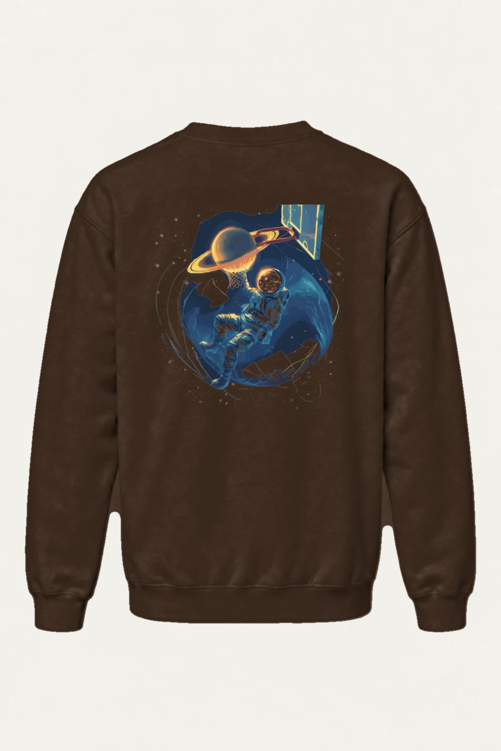 "Orbital Hoops" Heavy Blend Unisex Crewneck Sweatshirt | Gildan 18000