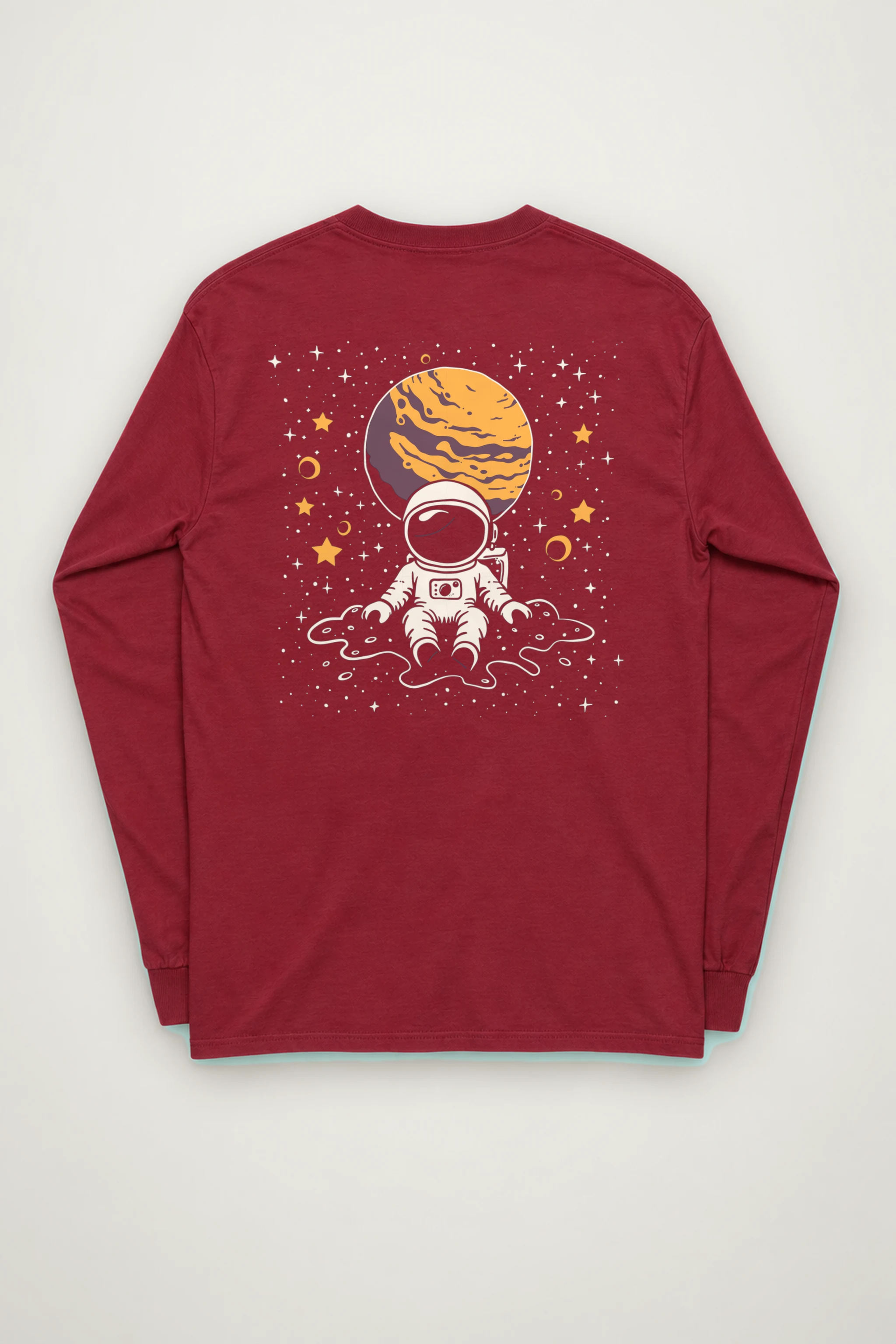 "Orbiting Astronaut" Unisex Longsleeve T-shirt