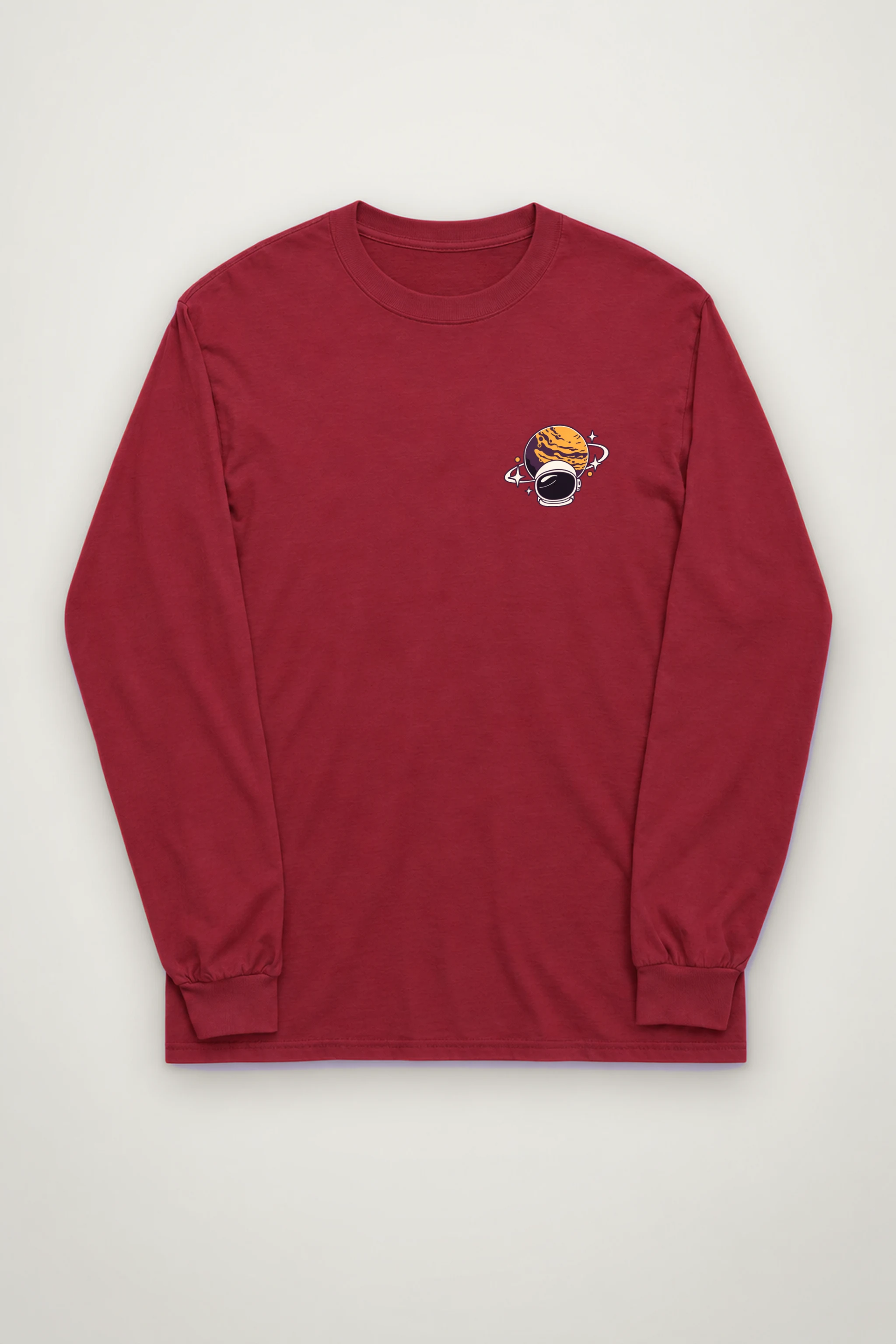 "Orbiting Astronaut" Unisex Longsleeve T-shirt