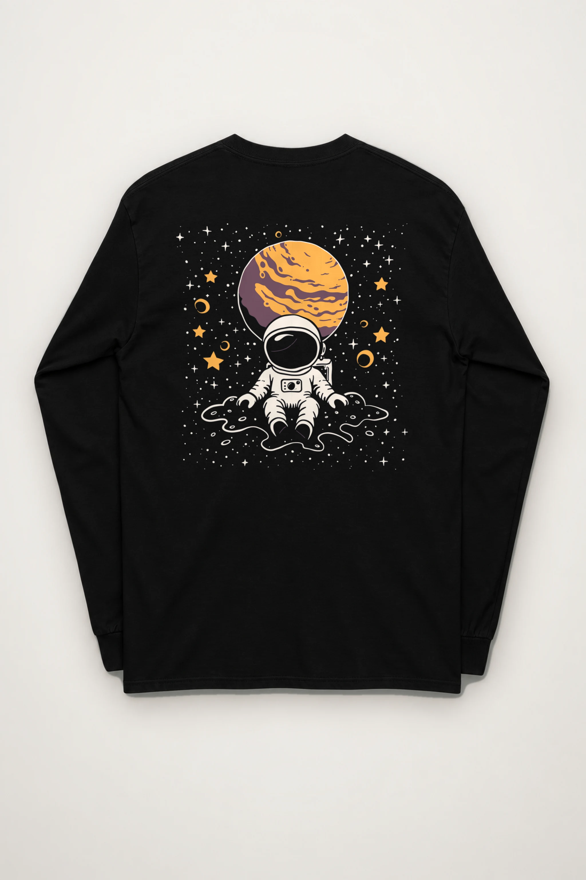 "Orbiting Astronaut" Unisex Longsleeve T-shirt