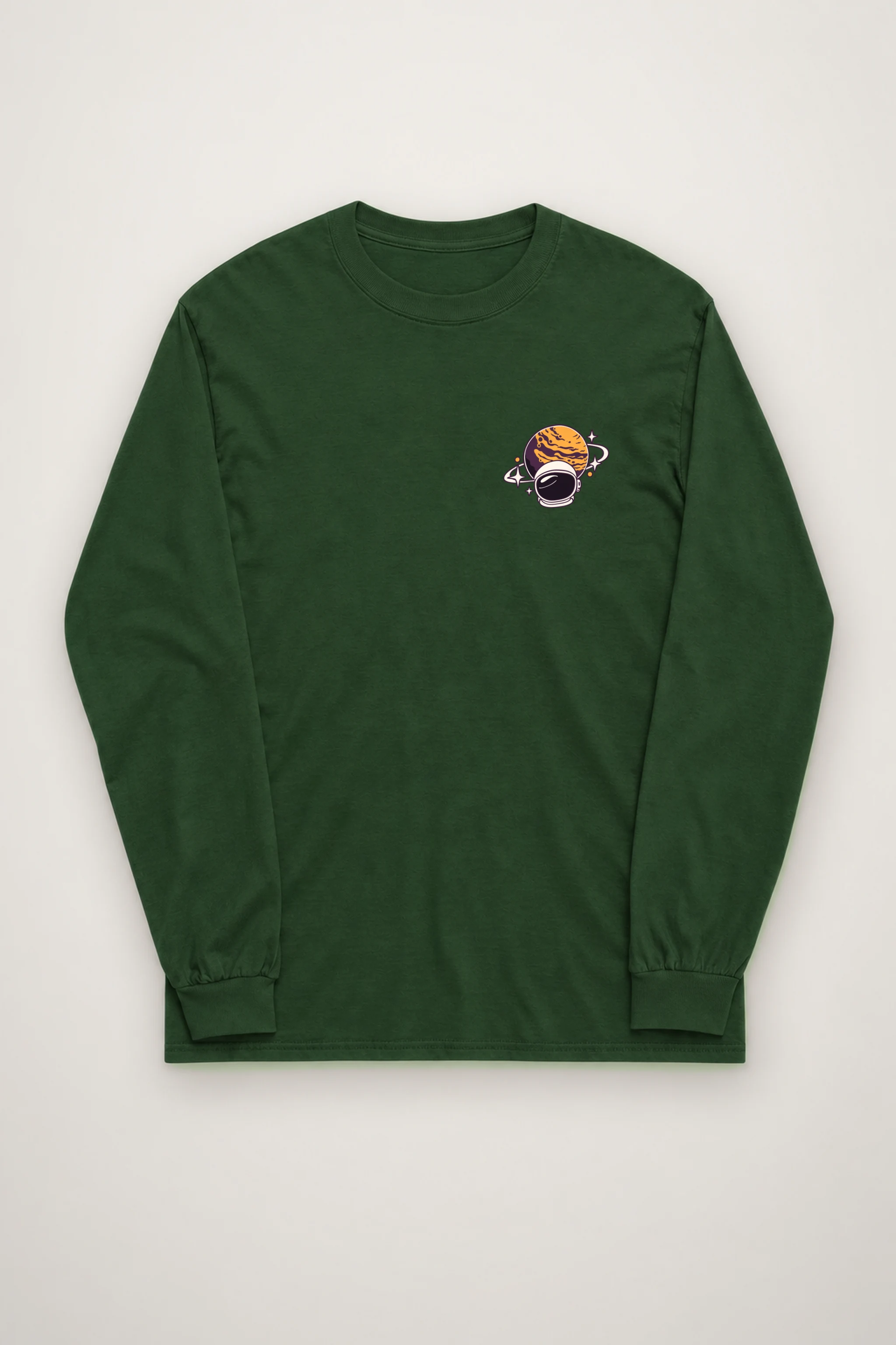 "Orbiting Astronaut" Unisex Longsleeve T-shirt