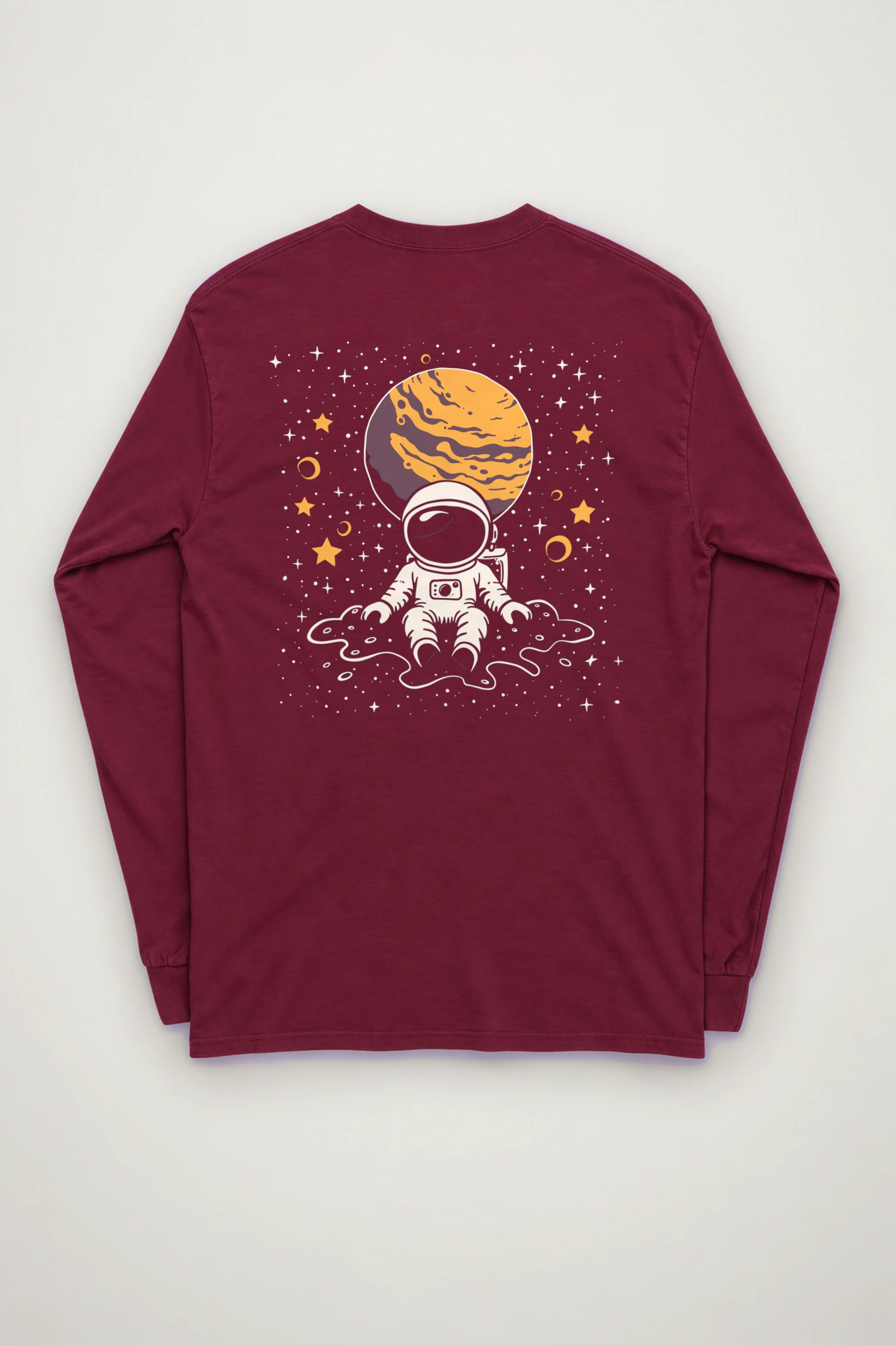 "Orbiting Astronaut" Unisex Longsleeve T-shirt