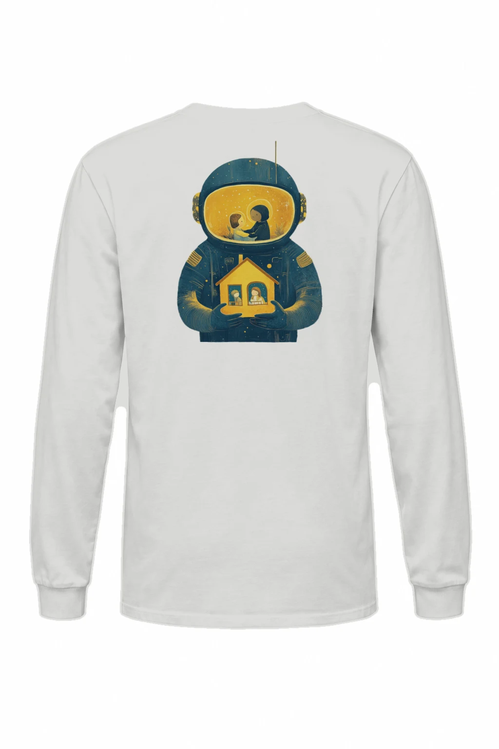 "Orbiting Home" Unisex Longsleeve T-shirt | Gildan 2400