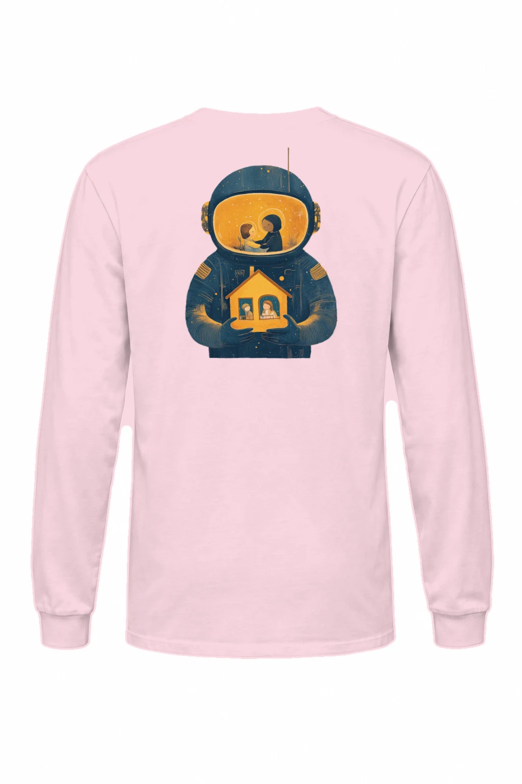 "Orbiting Home" Unisex Longsleeve T-shirt | Gildan 2400