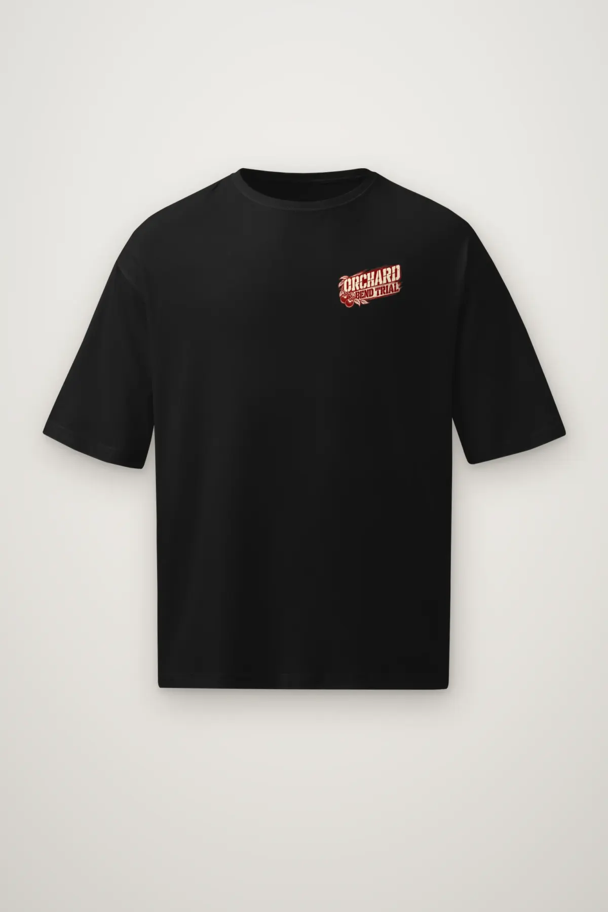 "Orchard Bend Trial" Men's Oversized Heavyweight Crewneck T-Shirt