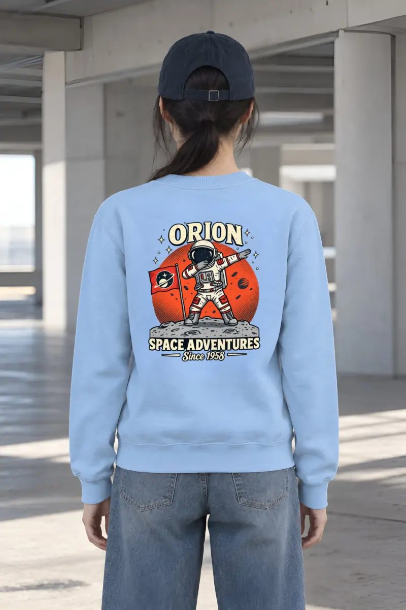 "Orion Space Adventures" Heavy Blend Unisex Crewneck Sweatshirt