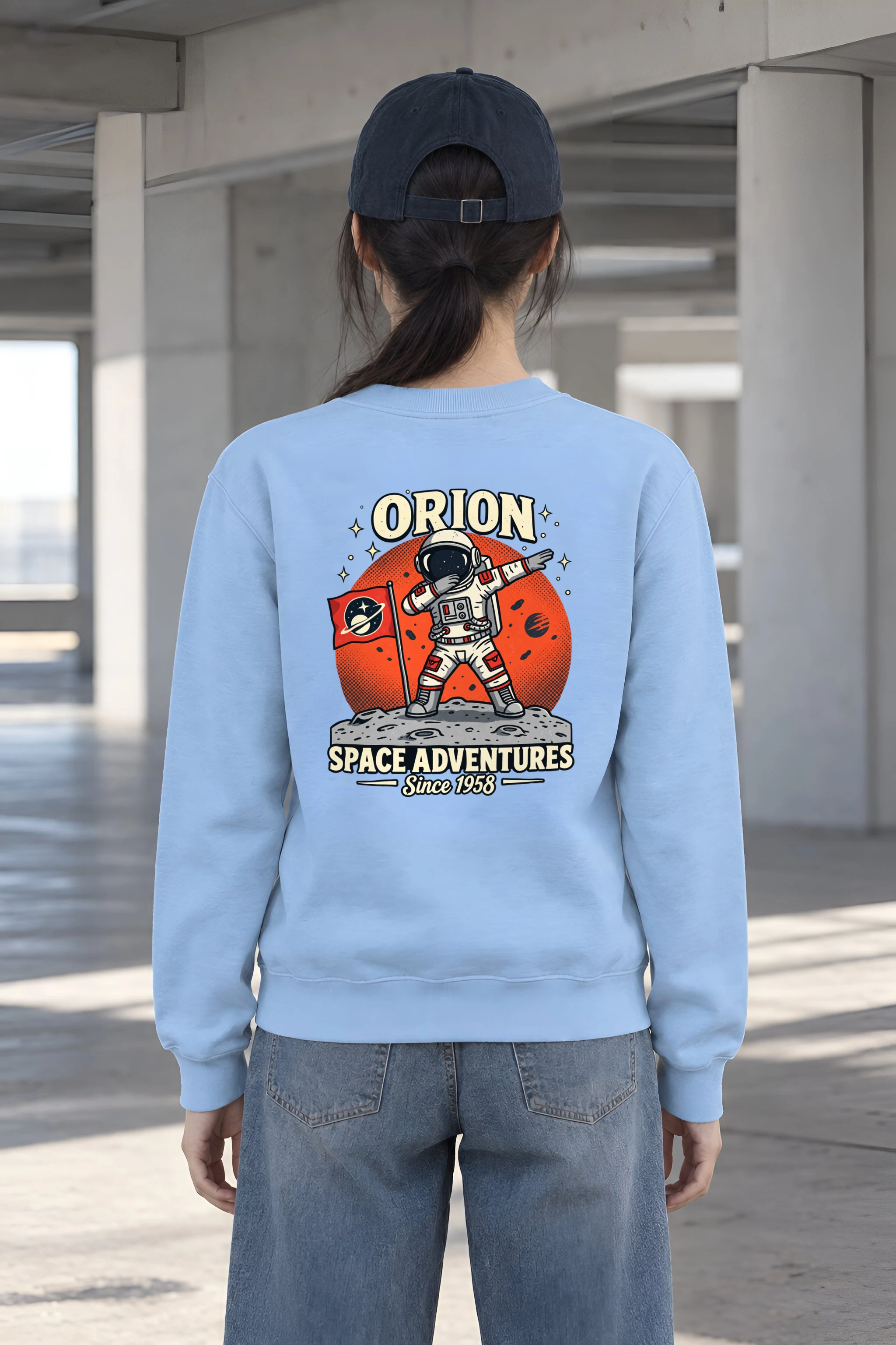 "Orion Space Adventures" Heavy Blend Unisex Crewneck Sweatshirt