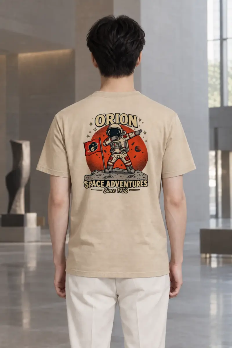 "Orion Space Adventures" Heavyweight Unisex Crewneck T-shirt | Gildan 5000