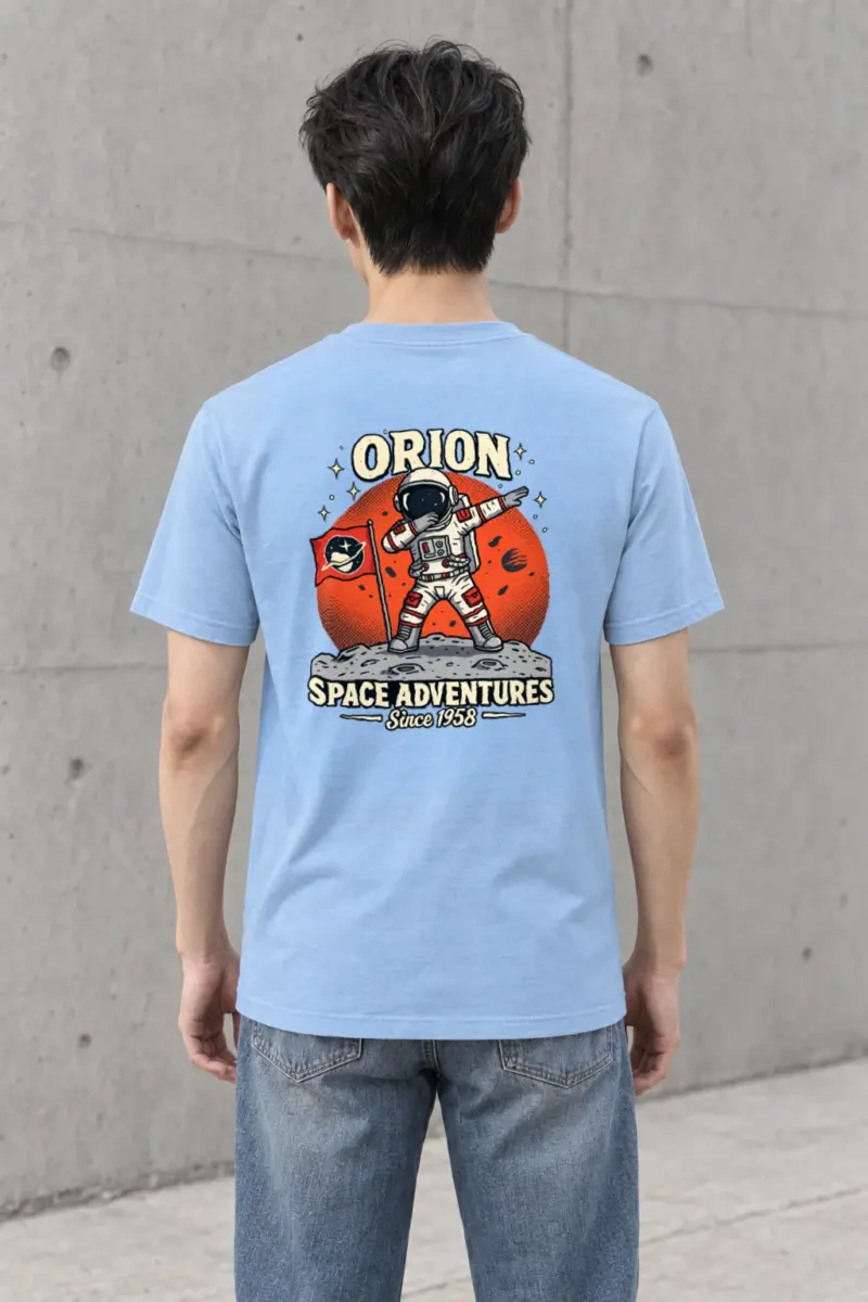 "Orion Space Adventures" Heavyweight Unisex Crewneck T-shirt