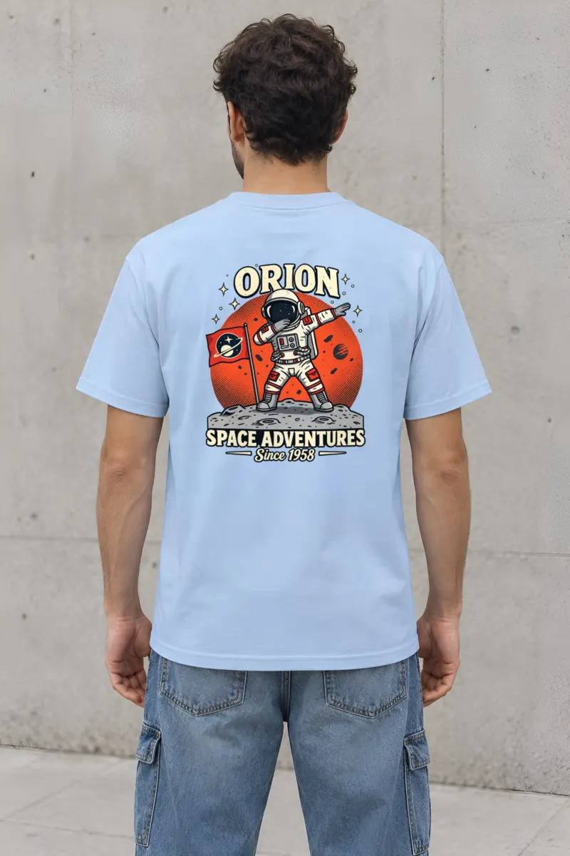 "Orion Space Adventures" Heavyweight Unisex Crewneck T-shirt