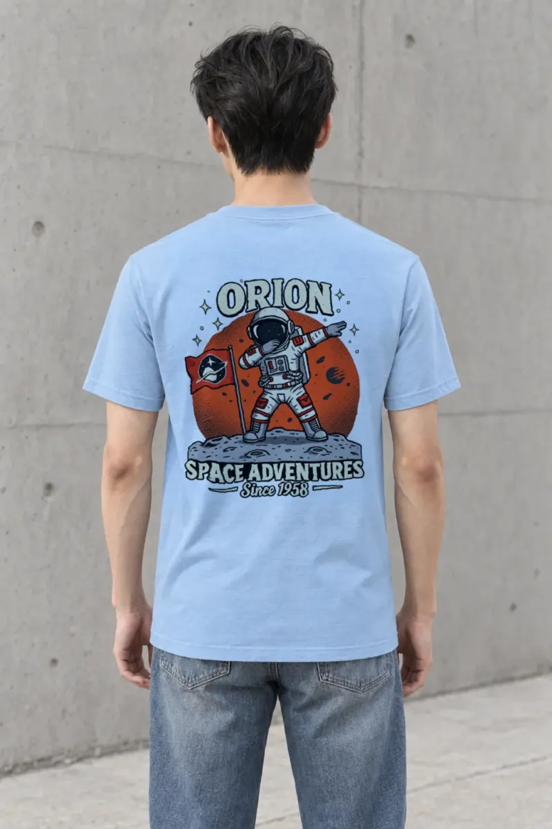 "Orion Space Adventures" Heavyweight Unisex Crewneck T-shirt