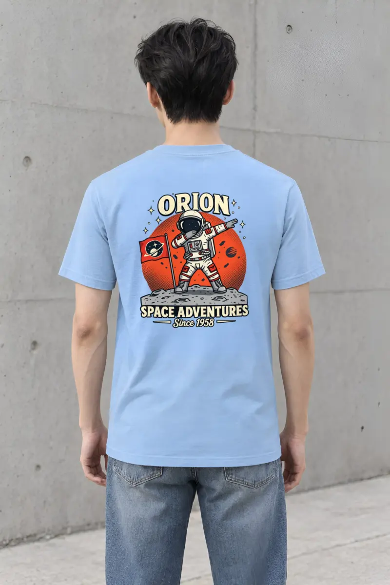 "Orion Space Adventures" Heavyweight Unisex Crewneck T-shirt