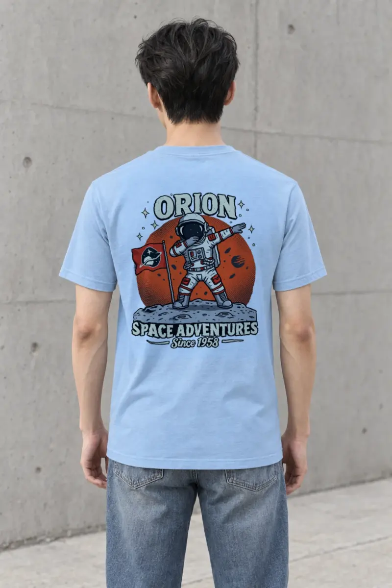 "Orion Space Adventures" Heavyweight Unisex Crewneck T-shirt