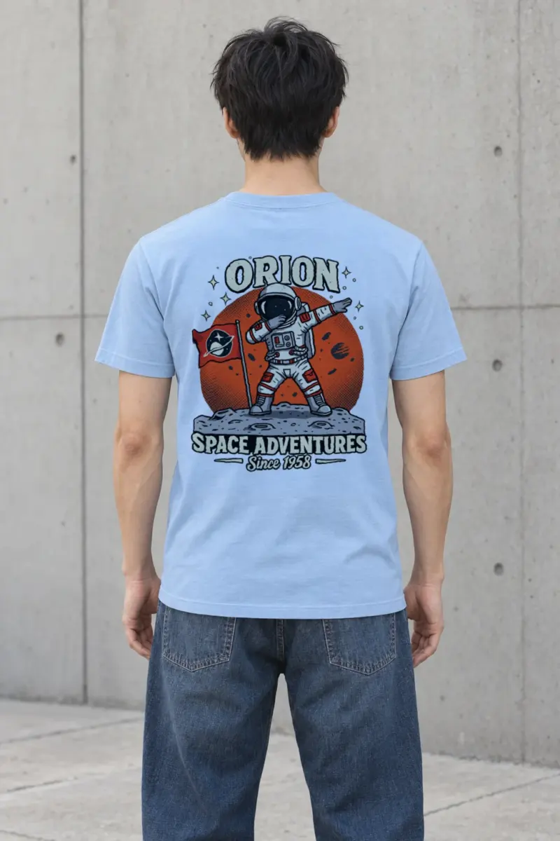 "Orion Space Adventures" Heavyweight Unisex Crewneck T-shirt