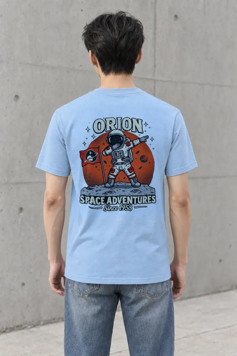 "Orion Space Adventures" Heavyweight Unisex Crewneck T-shirt
