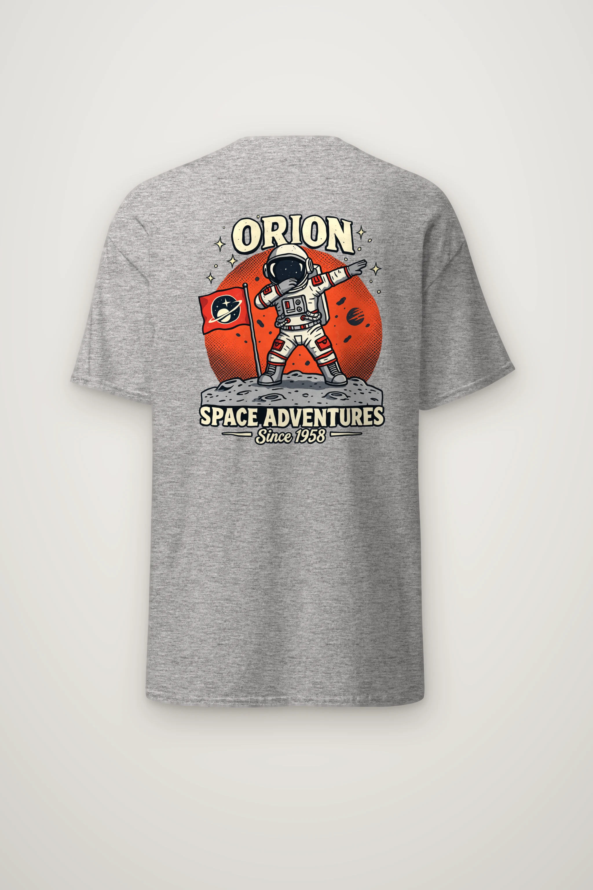 "Orion Space Adventures" Heavyweight Unisex Crewneck T-shirt