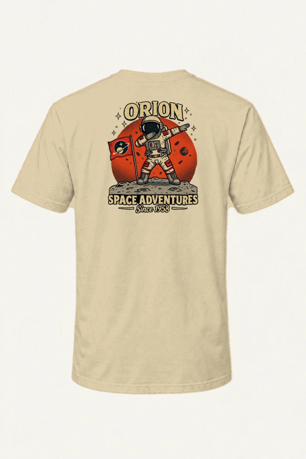 "Orion Space Adventures" Heavyweight Unisex Crewneck T-shirt | Gildan 5000