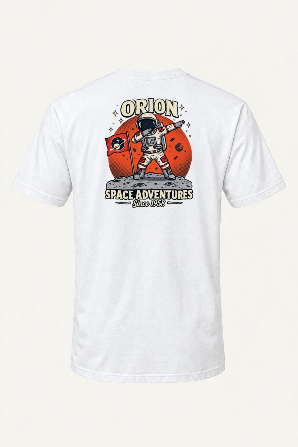 "Orion Space Adventures" Heavyweight Unisex Crewneck T-shirt | Gildan 5000