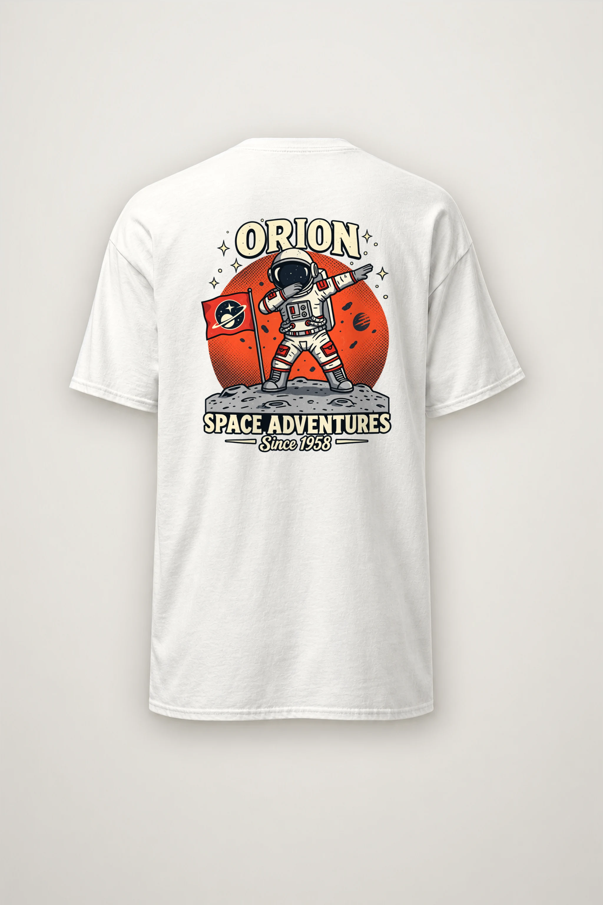 "Orion Space Adventures" Heavyweight Unisex Crewneck T-shirt