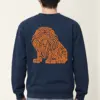 "Ornamental Roaring Lion" Heavy Blend Unisex Crewneck Sweatshirt